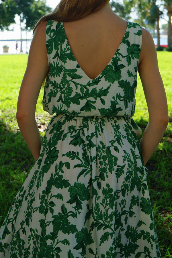 Floral Belted Dress