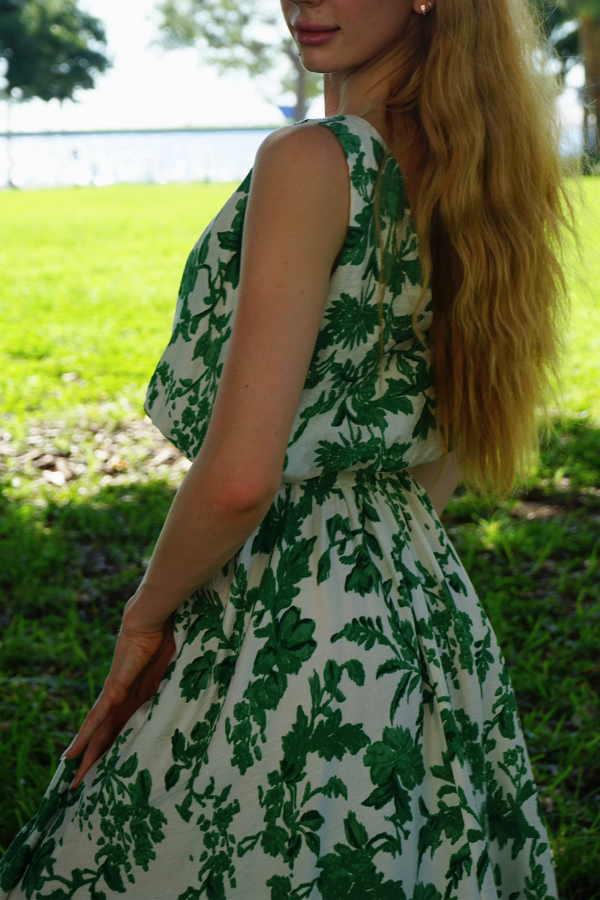 Floral Belted Dress