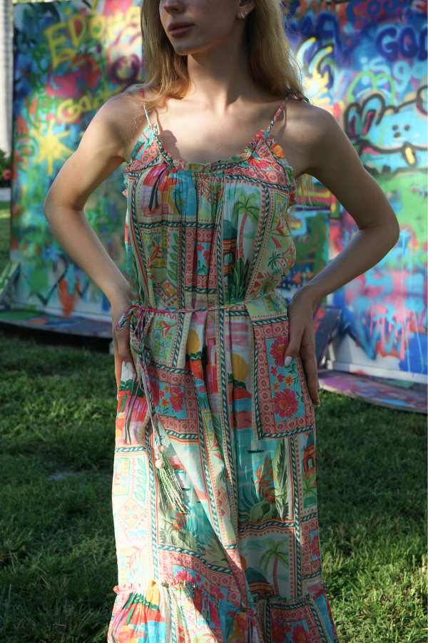 The Goldie Mosaic Dress