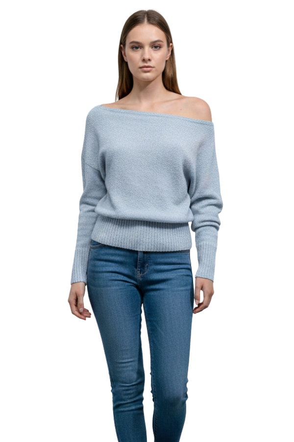 The Kristi Knit Off Shoulder Sweater