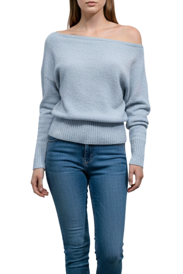 The Kristi Knit Off Shoulder Sweater