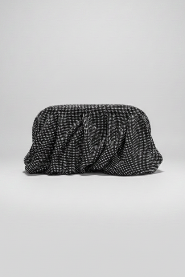 Benedetta Petite Crystal Mesh Clutch