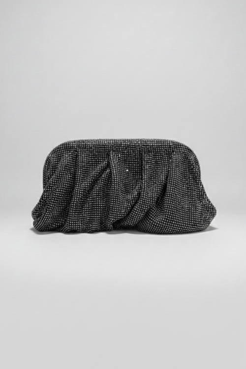 Benedetta Petite Crystal Mesh Clutch