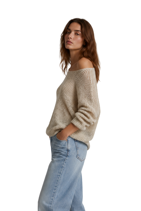 The Garage Lightly Knitted Pullover Top - pookie and sebastian