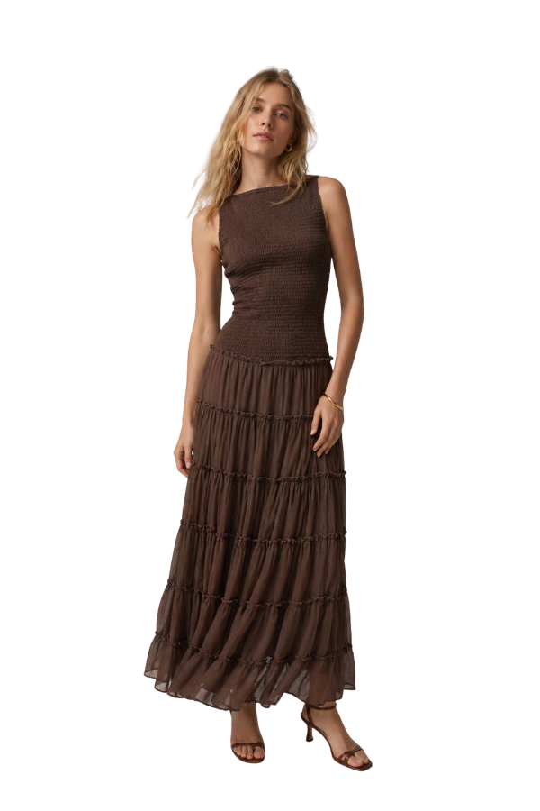 The Geri Dress With Smocked Bodice