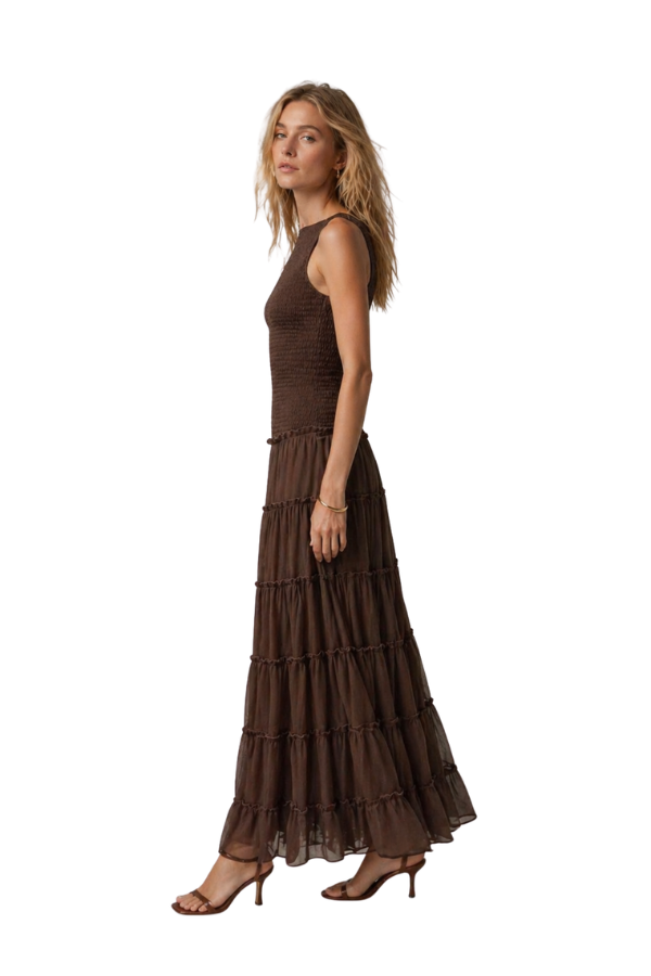 The Geri Dress With Smocked Bodice