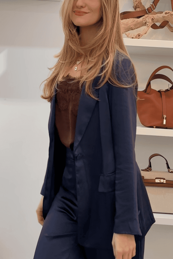 The Satin Luxe Blazer