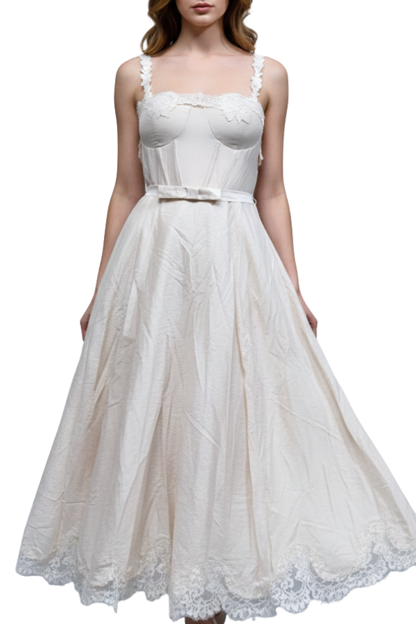 The Marina Bustier Midi Dress