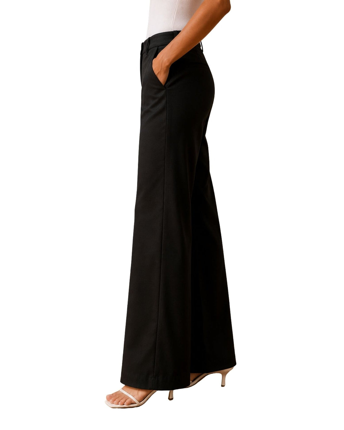 The Scarlett Leather Flare Pant - pookie and sebastian
