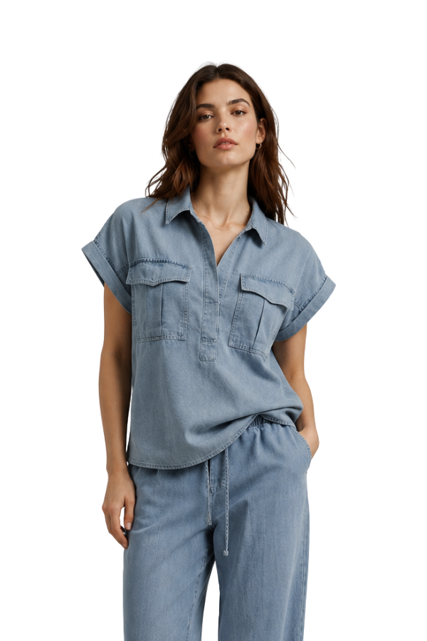 The Jill Pocket Shirt - pookie and sebastian