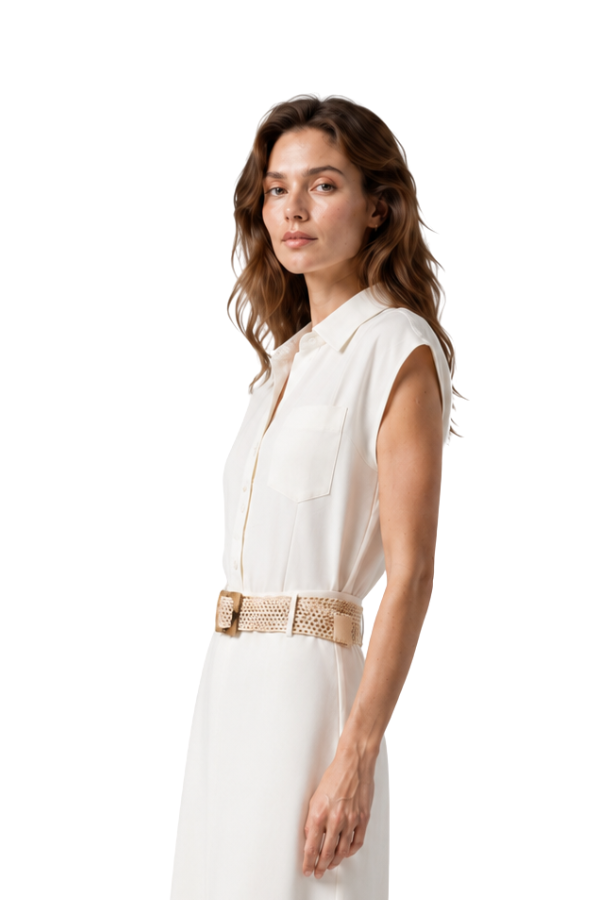 The Clarissa Cap Sleeve Button Down Blouse - pookie and sebastian