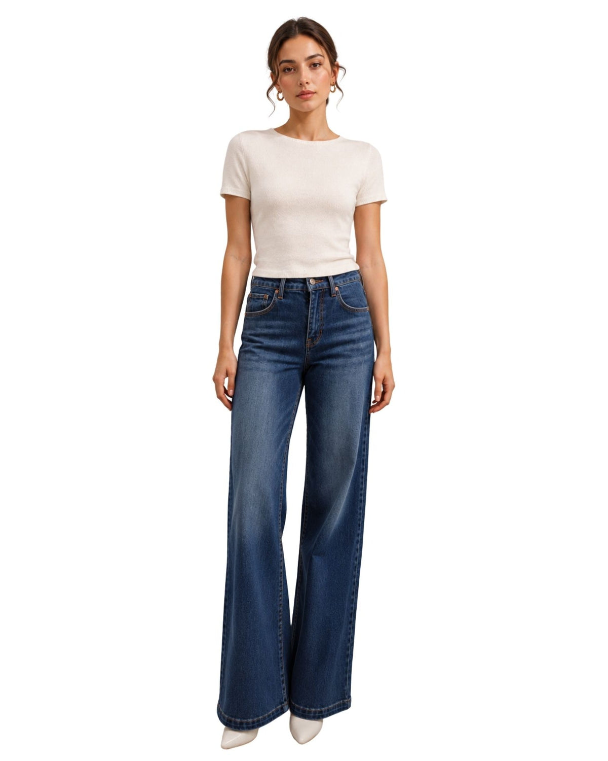 The Ivey Rolled Edge Ultra Soft Crop Sweater - pookie and sebastian