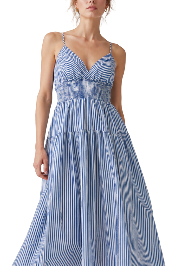 The Gali Striped Maxi Dress - pookie and sebastian