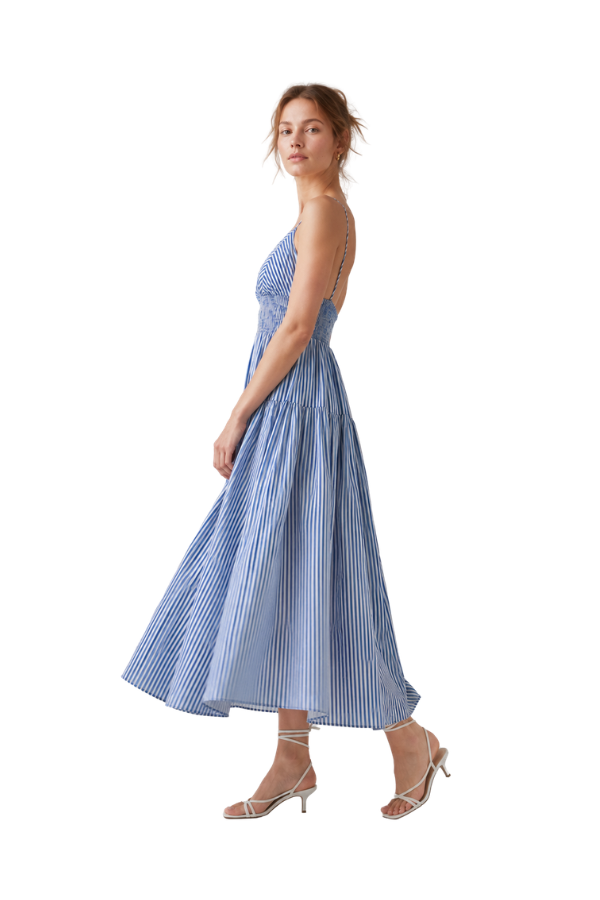 The Gali Striped Maxi Dress - pookie and sebastian