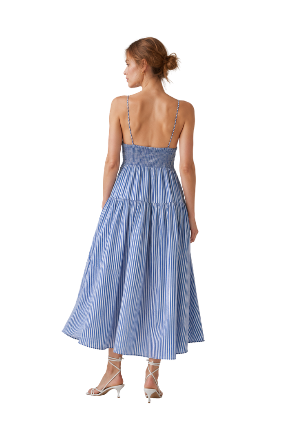 The Gali Striped Maxi Dress - pookie and sebastian