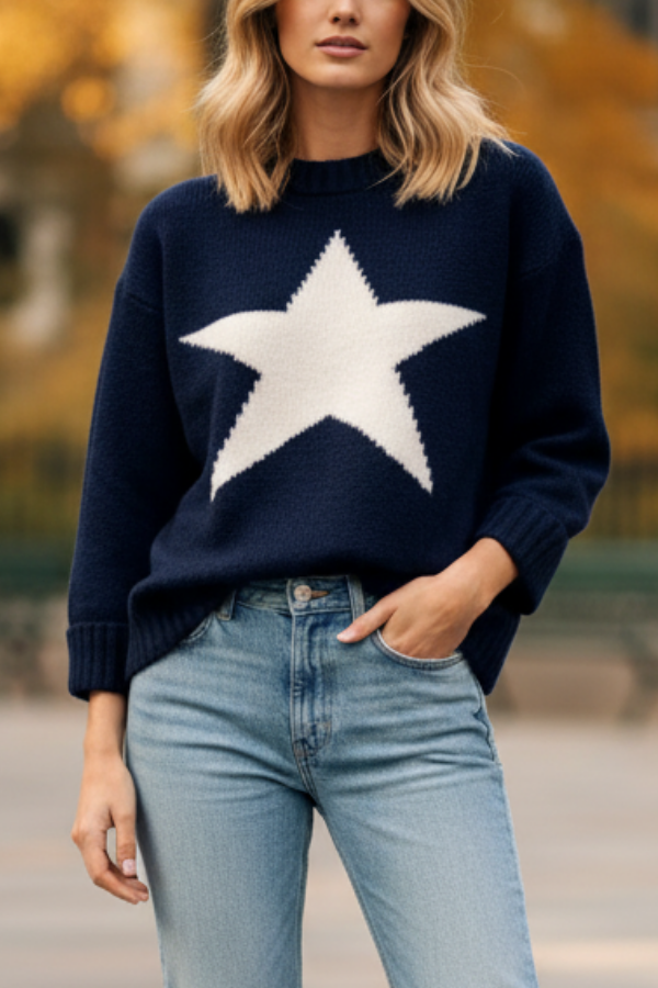 Star Oversized Sweater