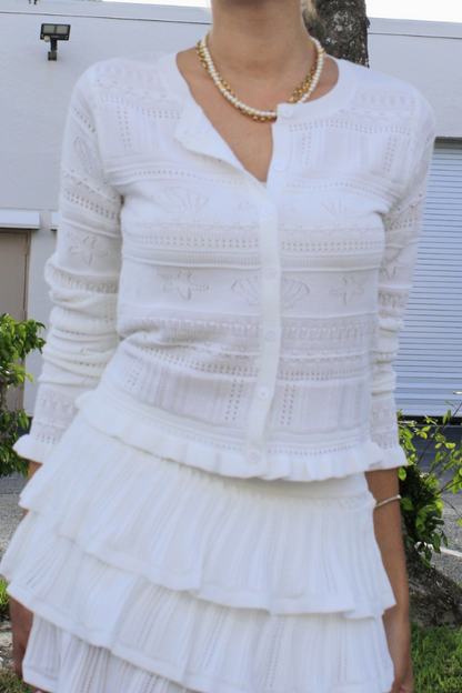 Vivienne Ruffle Cardigan