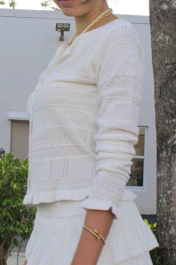 Vivienne Ruffle Cardigan