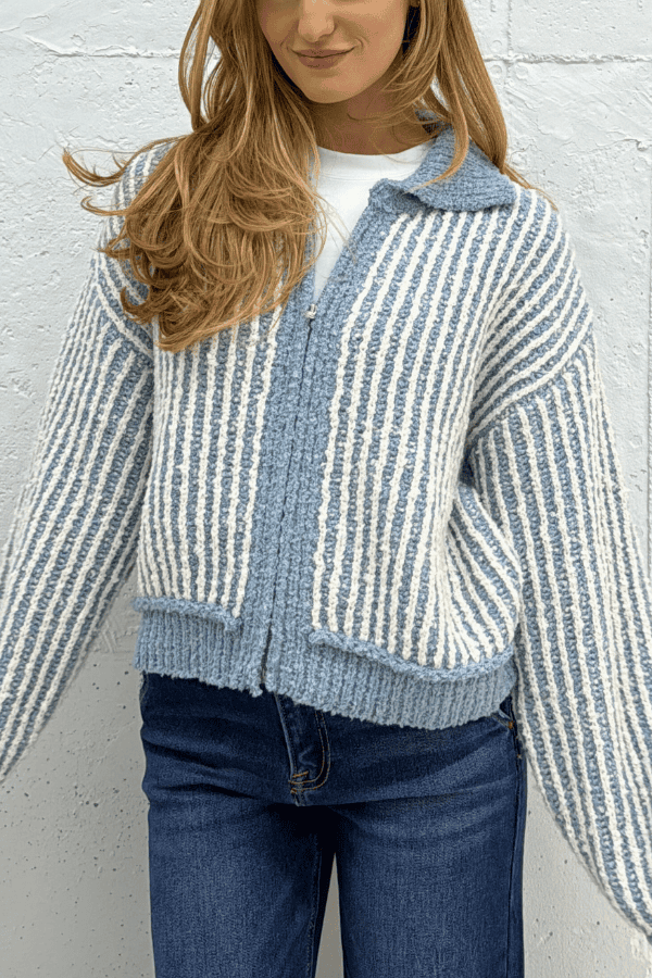 The Amelia Stripe Knit Sweater