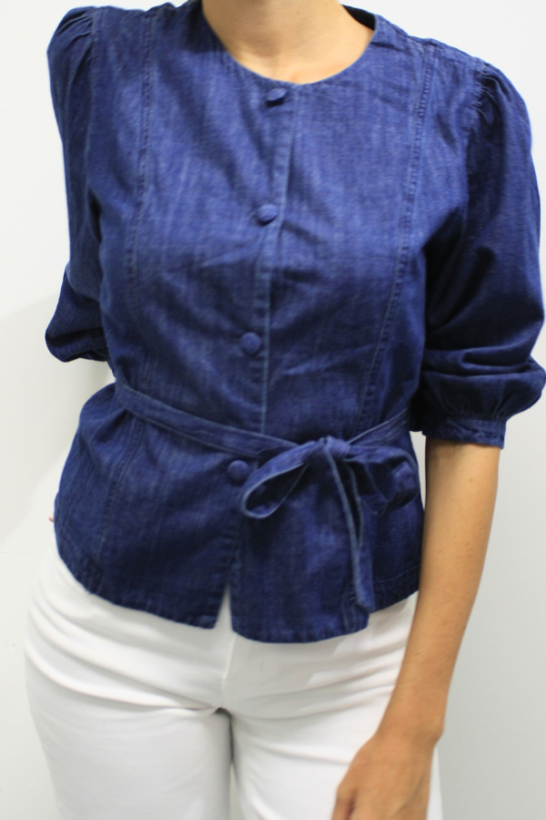 Silhouette Belted Blouse