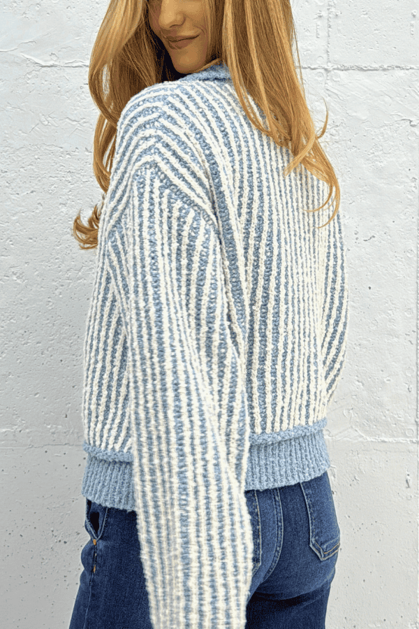 The Amelia Stripe Knit Sweater