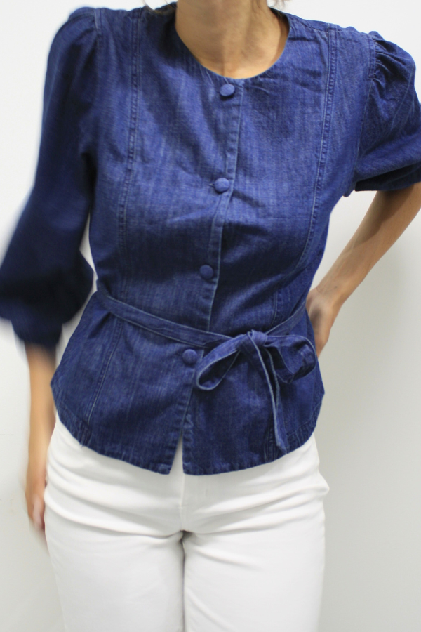 Silhouette Belted Blouse