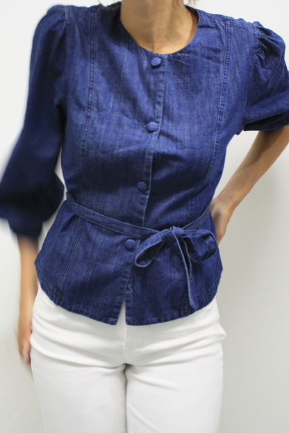 Silhouette Belted Blouse