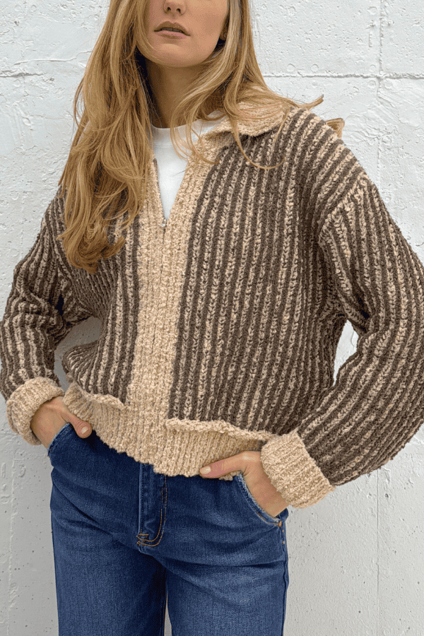 The Amelia Stripe Knit Sweater