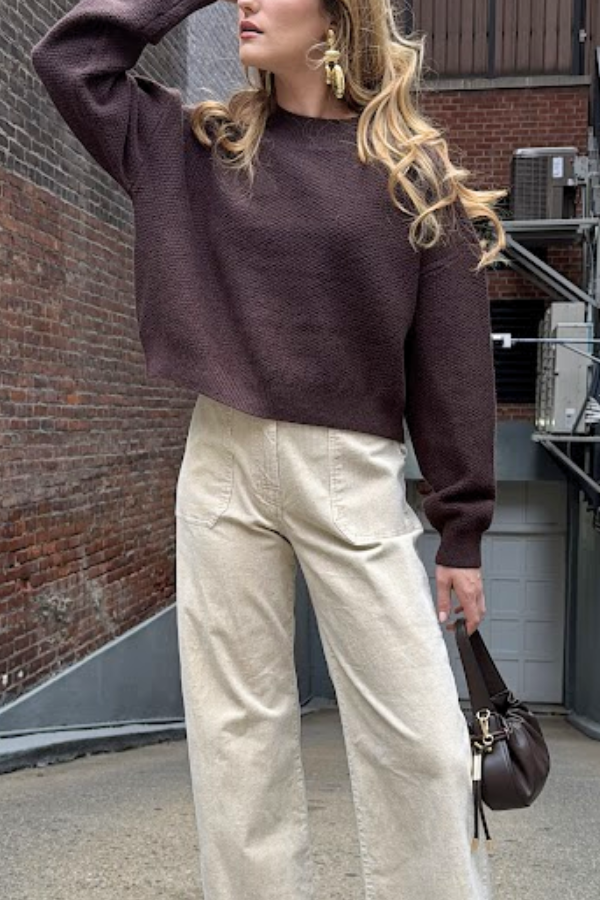 The Rita Crewneck Top