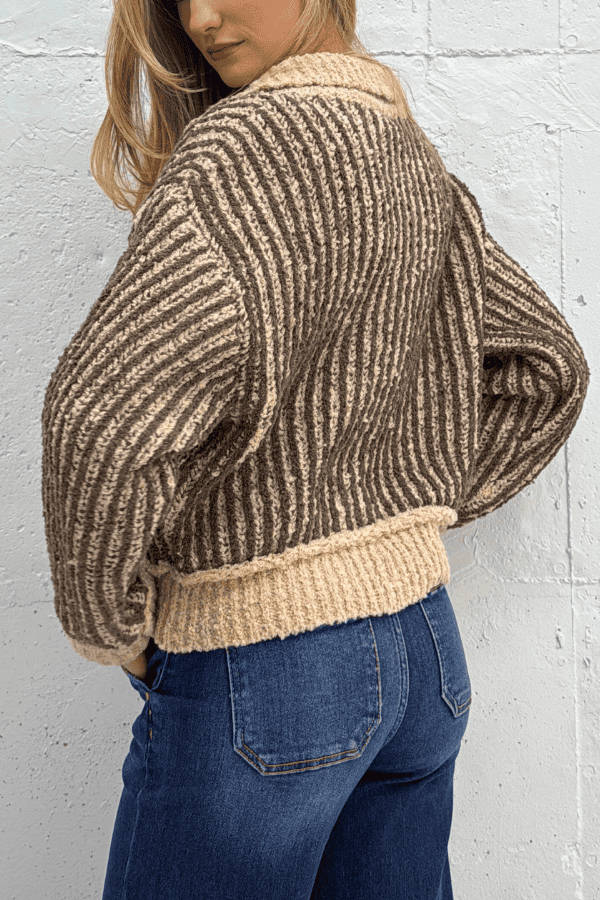 The Amelia Stripe Knit Sweater