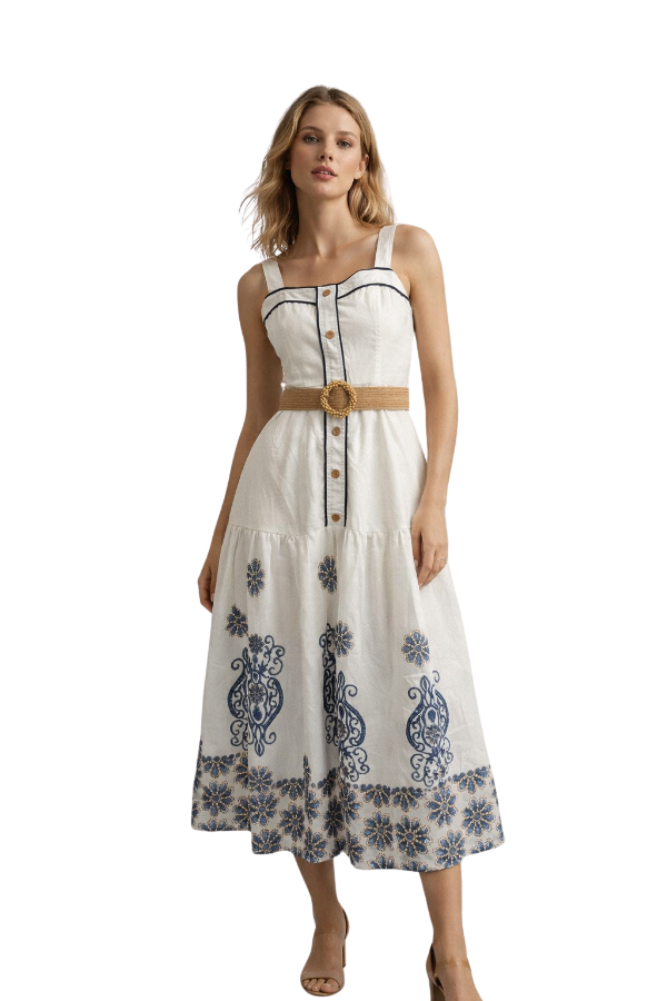 The Bianca Royale Midi Dress - pookie and sebastian