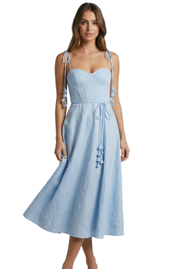 Bella Midi Corset Dress