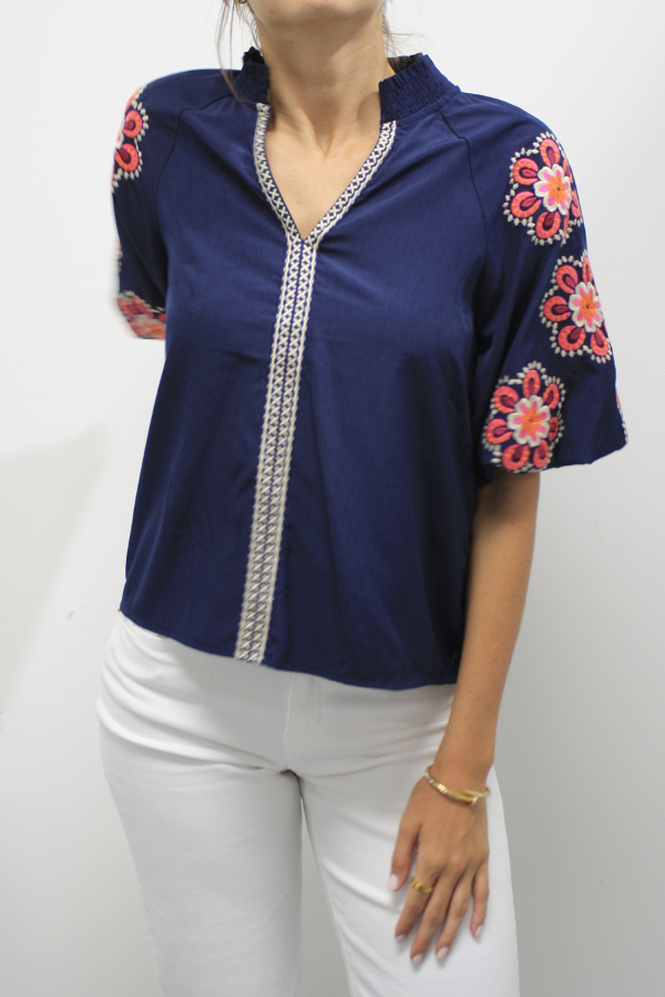 Flora Noche Blouse