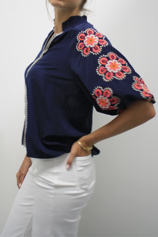 Flora Noche Blouse