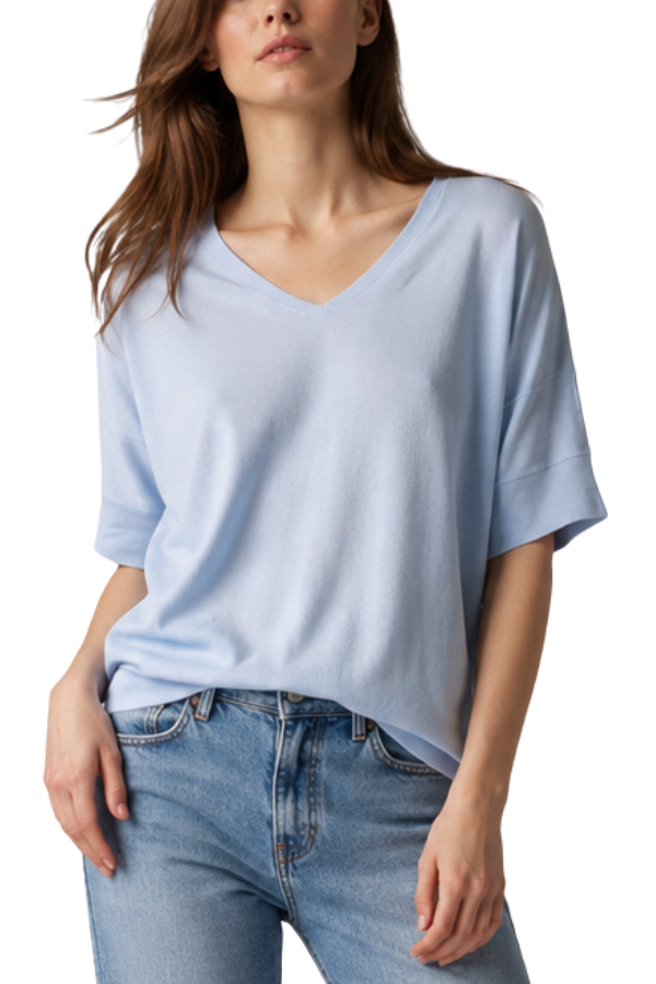 The Italian V-Neck Sweater Tee