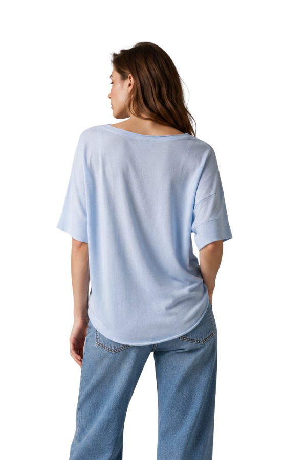 The Italian V-Neck Sweater Tee