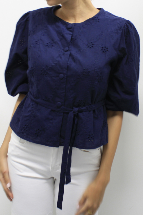 Floral Eyelet Cover-Up