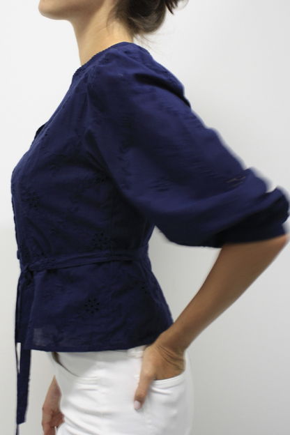 Floral Eyelet Cover-Up