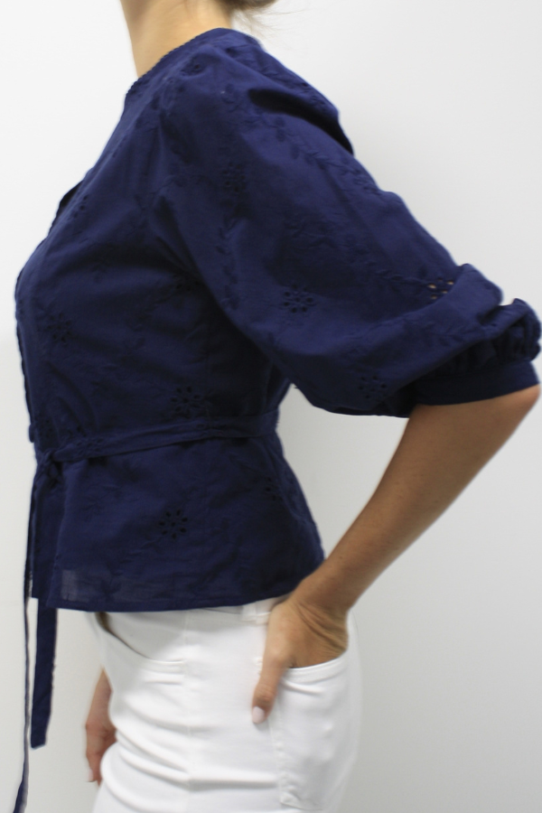 Floral Eyelet Cover-Up