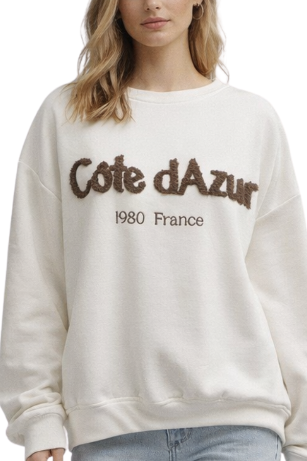 The Cote D'Azur Italian Sweatshirt