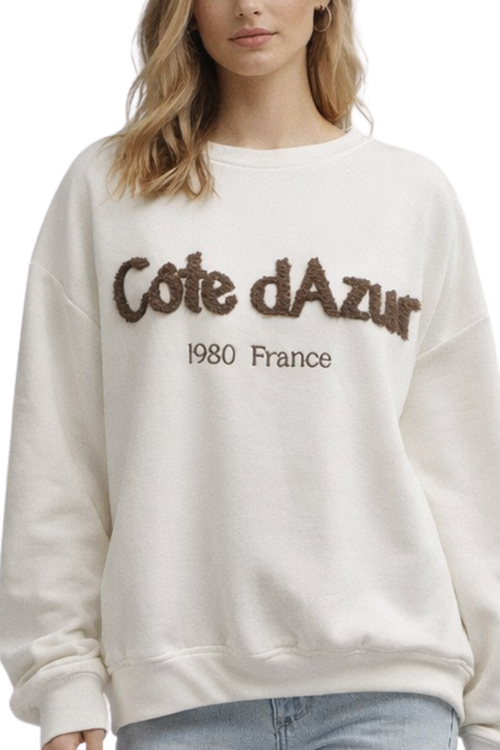 The Cote D'Azur Italian Sweatshirt – pookie & sebastian