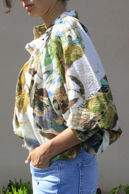 Gaia Terra Verde Blouse