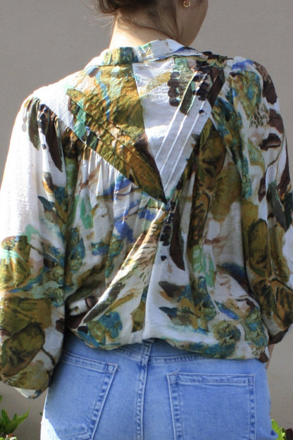 Gaia Terra Verde Blouse