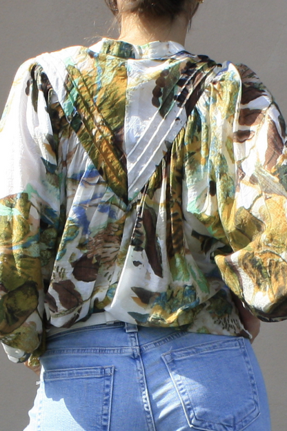 Gaia Terra Verde Blouse