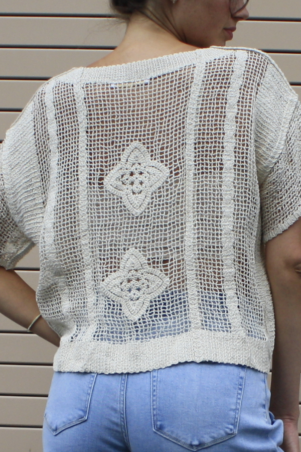 Solea Crochet Tee