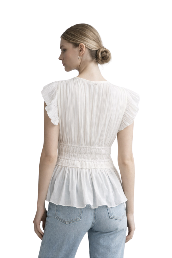 Ulla Silk Pleat Top - pookie and sebastian
