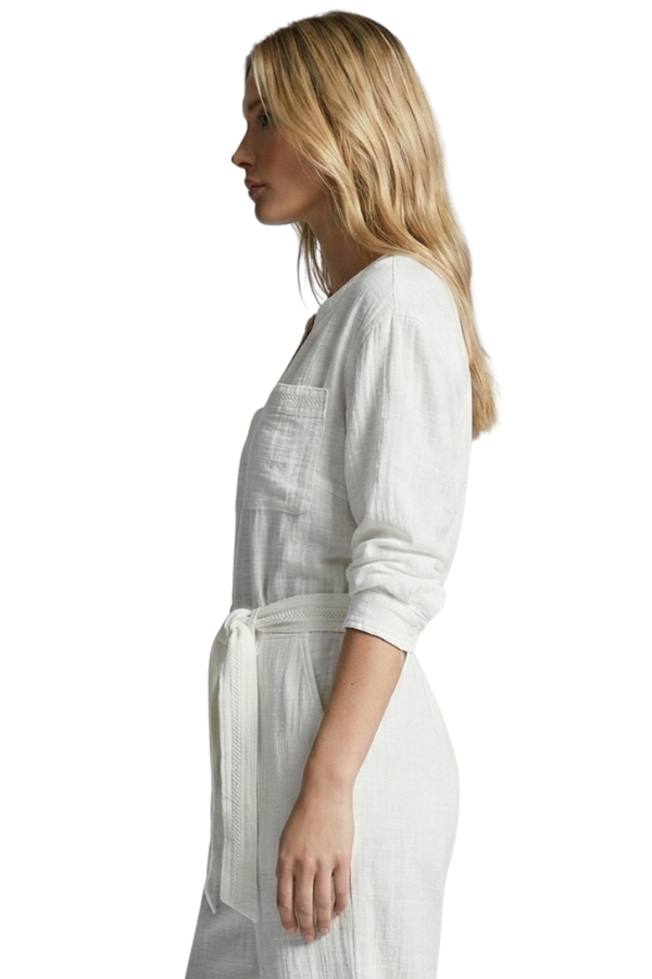 The White Willow Lace-Trimmed Top