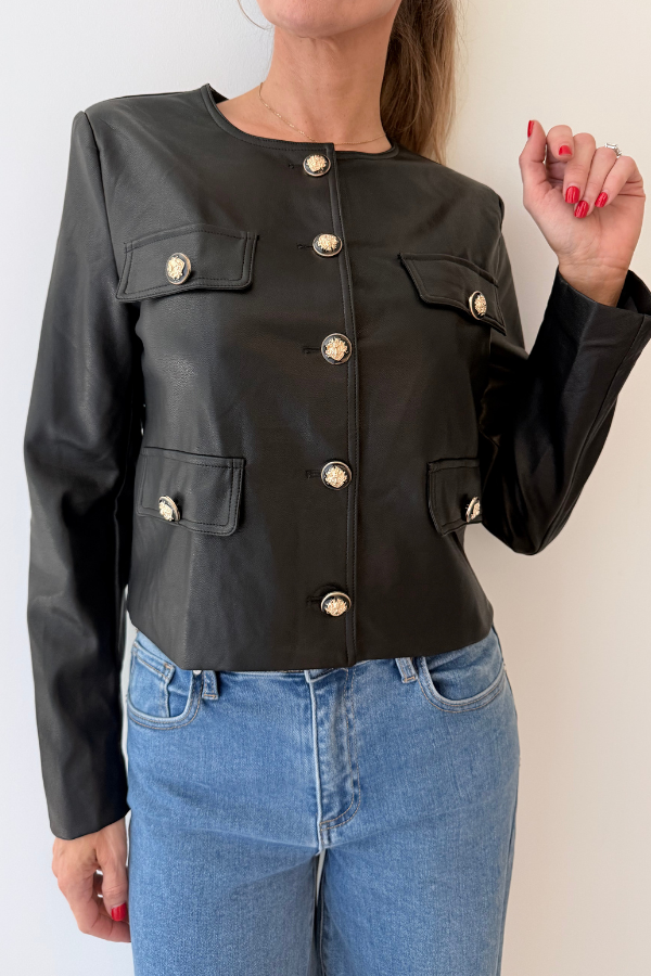 Celin golden button jacket