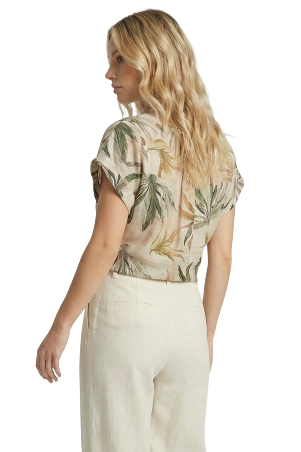 The Isabella Coastal Front Tie Top