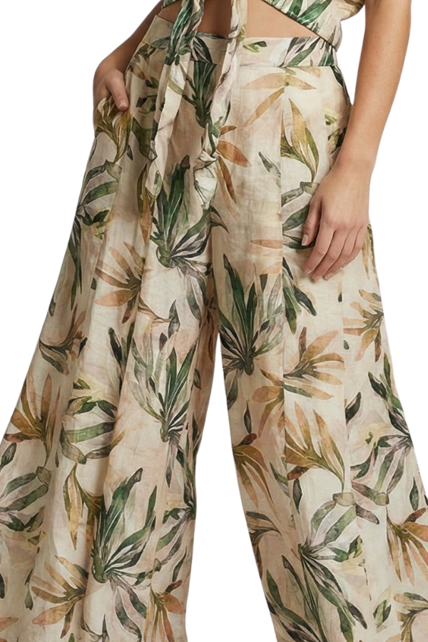 The Isabella Coastal Long Wide Pants - pookie and sebastian